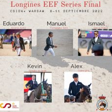 EQUIPO ESPAÑOL PARA LA FINAL DE LA EEF LONGINES SERIES DE VARSOVIA
