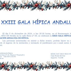XXIII GALA HÍPICA 2024