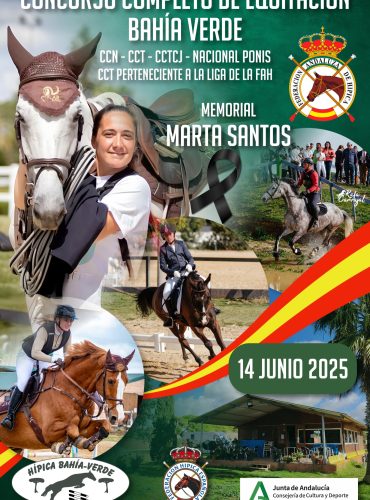 🗓️14 DE Junio CCN*, CNCP1 Y CCT LIGA FAH. C.D. Hípica Bahía Verde, Puerto Real (Cádiz).