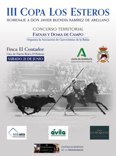 🗓️21 De junio III COPA LOS ESTEROS DE DOMA Y FAENAS DE CAMPO. Asoc. Garrochistas de la Bahía, Medina Sidonia (Cádiz).