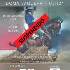 🗓️26 De septiembre CVN 2* COPA ANCCE LA PONDEROSA. C.H. La Ponderosa, El Viso del Alcor (Sevilla).<br><span style="color:#FF0000"><b>SUSPENDIDO</b></span>