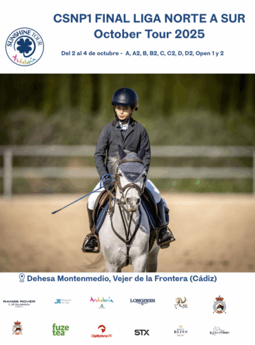 🗓️Del 2 al 4 de octubre CSNP1 FINAL NORTE A SUR OCTOBER TOUR 2025. Dehesa Montenmedio, Vejer de la Ftra. (Cádiz).
