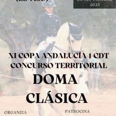 🗓️13 De septiembre CDT XI COPA DE ANDALUCÍA DOMA CLÁSICA, PARALÍMPICA, PONIS Y AMAZONAS. C.H. La Dehesa, El Viso (Córdoba).