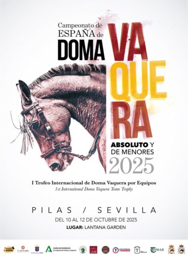 🗓️Del 11 al 12 de octubre CAMPEONATO DE ESPAÑA DOMA VAQUERA MENORES 2025. C.H. de Pilas, Pilas (Sevilla).