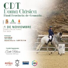 🗓️1 De noviembre CDT FINAL XI COPA DE ANDALUCÍA DOMA CLÁSICA, PARALÍMPICA, PONIS Y AMAZONAS PROV. GRANADA. C.H. Cuesta Blanca, Baza (Granada).