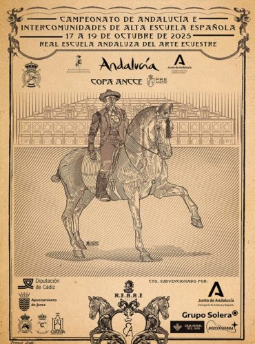 🗓️Del 17 al 19 de octubre CAMPEONATO DE ANDALUCÍA ALTA ESCUELA ESPAÑOLA. Federación Andaluza de Hípica, instalaciones Real Escuela del Arte Ecuestre (FRAAE), Jerez de la Ftra. (Cádiz).