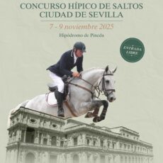 🗓️Del 7 al 9 de noviembre CSN4* 1ª EDICIÓN CONCURSO HÍPICO DE SALTOS «CIUDAD DE SEVILLA». Real Club Pineda, Sevilla.