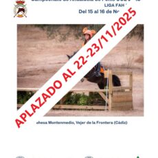 🗓️Del 15 al 16 noviembre CONCURSOS COMPLETO DE EQUITACIÓN CCN1*-CCN90-CCN80-CCN60 Y CCT. Dehesa Montenmedio, Vejer de la Ftra. (Cádiz).<br><span style="color:#FF0000"><b>APLAZADO (22 al 23/11/2025)</b></span>