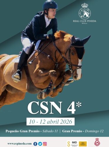 🗓️Del 10 al 12 de abril CSN 4* RCP. Real Club Pineda de Sevilla, Sevilla.
