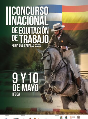 🗓️Del 9 al 10 de mayo II CONCURSO NACIONAL Y TERRITORIAL DE EQUITACIÓN DE TRABAJO FERIA DEL CABALLO DE JEREZ DE LA FRA. 2026. Ayto de Jerez de la Fra., Jerez de la Fra. (Cádiz).