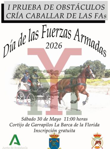 🗓️30 De mayo CAT PRUEBA DE OBSTÁCULOS «JEREZ DE LA FRA.», C.D. de Enganches Interprovincial Córdoba-Jaén-Granada, Jerez de la Fra. (Cádiz).