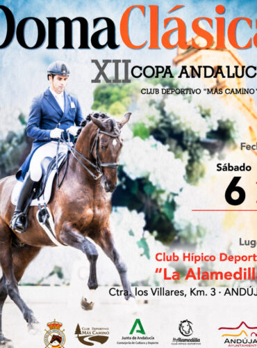 🗓️6 De junio CDT XII COPA DE ANDALUCÍA DOMA CLÁSICA, PARALÍMPICA, PONIS Y AMAZONAS. C.D. Mas Camino, instalaciones C.H. La Alamedilla, Jaén.