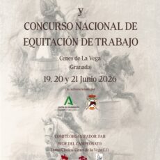 🗓️Del 20 al 21 de junio CETN CENES DE LA VEGA COPA ANCCE. Doma Clásica-Cenes de la Vega C.D., Cenes de la Vega (Granada).