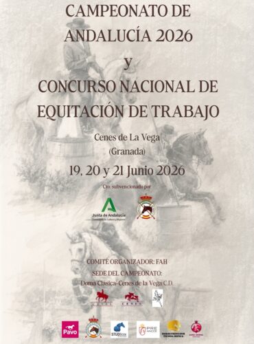🗓️Del 20 al 21 de junio CETN CENES DE LA VEGA COPA ANCCE. Doma Clásica-Cenes de la Vega C.D., Cenes de la Vega (Granada).