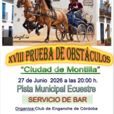 🗓️27 De junio CAT PRUEBA DE OBSTÁCULOS. Club de Enganches de Córdoba, Montilla (Córdoba).