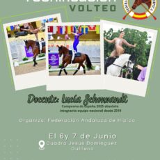 TECNIFICACIÓN VOLTEO – 6 Y 7 DE JUNIO. Cuadra Jesús Domínguez, Guillena (Sevilla).