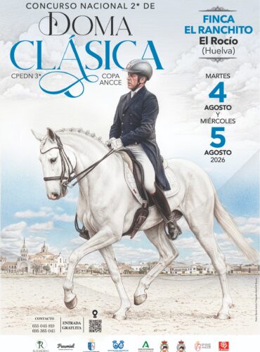 🗓️Del 4 al 5 de agosto CDN 2* COPA ANCCE Y CPDEN EL RANCHITO «CONCURSO SEMINOCTURNO». C.D. El Ranchito Eventos, El Rocío (Huelva).