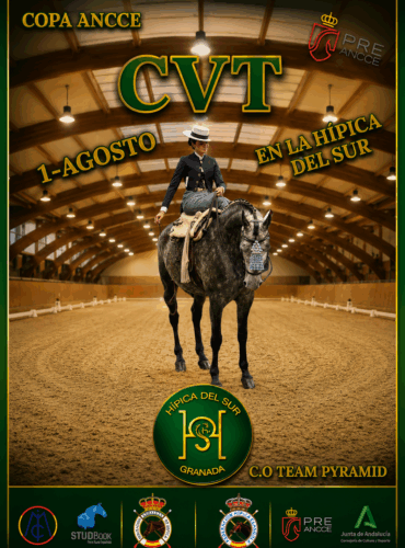 🗓️1 De agosto CVT VI COPA DE ANDALUCÍA DOMA VAQUERA – COPA ANCCE. Team Pyramid, instalaciones La Hípica del Sur, Granada.