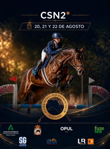 🗓️Del 20 al 22 de agosto CSN 2* SANTA MARÍA EQUESTRIAN CLUB. Sta. Mª Polo and Equestrian Club, Sotogrande (Cádiz).