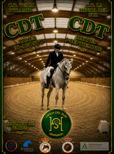 🗓️1 de Septiembre XII COPA ANDALUCIA DOMA CLASICA Y PARALÍMPICA – CDT La Hípica del Sur, Granada.