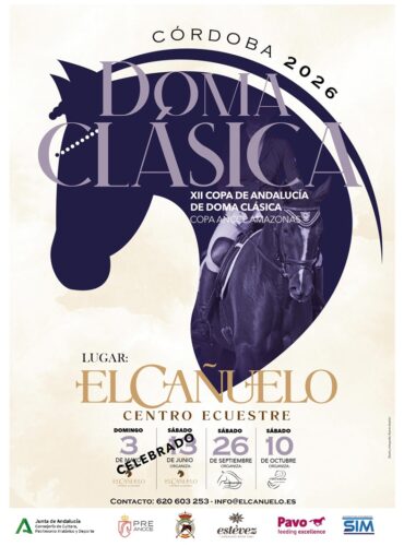 🗓️26 De septiembre CDT XII COPA DE ANDALUCÍA DOMA CLÁSICA, PARALÍMPICA, PONIS Y AMAZONAS. Horse Experiences, Córdoba.
