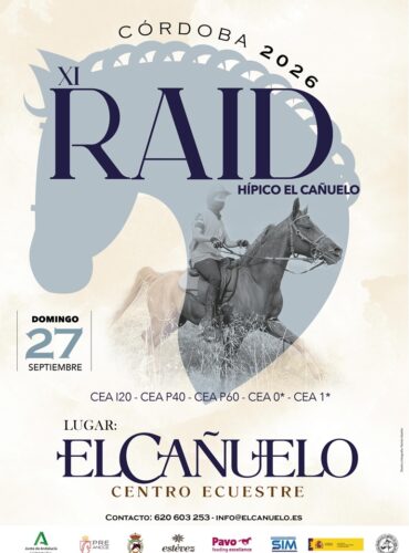 🗓️27 De septiembre XII RAID HÍPIC EL CAÑUELO. C.E. El Cañuelo, Córdoba.
