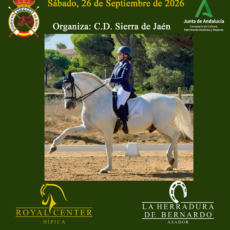 🗓️26 De septiembre CDT XII COPA DE ANDALUCÍA DOMA CLÁSICA, PARALÍMPICA, PONIS Y AMAZONAS. C.D. Sierra de Jaén, instalaciones Royal Center Hípica, Chiclana de la Fra. (Cádiz).