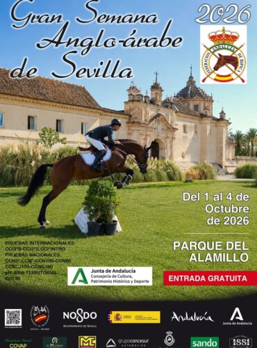 🗓️Del 1 al 4 de octubre GRAN SEMANA ANGLO-ÁRABE CCI 3* S-CCI 2*S-CCI 1*-CCN 2*-CCN1*-CCN 100-CCN 80-CCNCJ 100-CCNCJ 80-CCT 80. AECCAA, Parque del Alamillo, Sevilla.