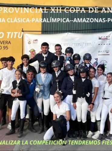 🗓️31 De octubre CDT XII COPA DE ANDALUCÍA DOMA CLÁSICA, PARALÍMPICA, PONIS Y AMAZONAS – FINAL PROV. ALMERÍA. C.H. Titu, Vera (Almería).