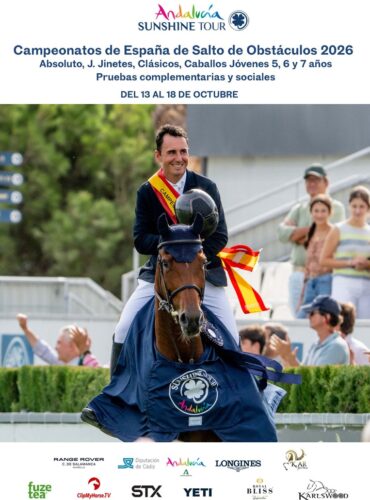 🗓️Del 13 al 18 de octubre CAMPEONATO DE ESPAÑA DE CABALLOS JÓVENES SALTO DE OBSTÁCULOS. Dehesa Montenmedio, Vejer de la Fra. (Cádiz).