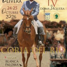 🗓️Del 23 al 25 CAMPEONATO DE ESPAÑA CABALLOS JÓVENES DOMA VAQUERA. C.H. de Pilas, Coria del Río (Sevilla).