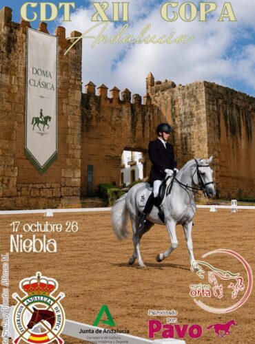 🗓️17 De octubre CDT XII COPA DE ANDALUCÍA DOMA CLÁSICA, PARALÍMPICA, PONIS Y AMAZONAS. C.H. Mariano Orta, Niebla (Huelva).