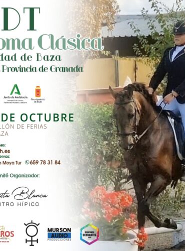 🗓️31 De octubre CDT XII COPA DE ANDALUCÍA DOMA CLÁSICA, PARALÍMPICA, PONIS Y AMAZONAS – FINAL PROV. GRANDA. C.H. Cuesta Blanca, Baza (Granada).